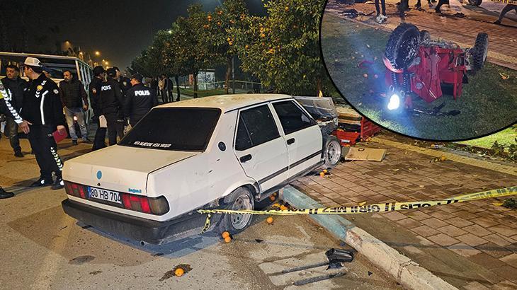 Adana’da otomobil ile elektrikli bisiklet çarpıştı: 1 ölü, 3 yaralı