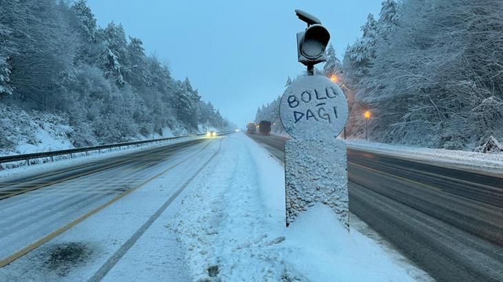 Bolu Dağı geçişi Ankara istikameti ağır taşıt trafiğine kapatıldı