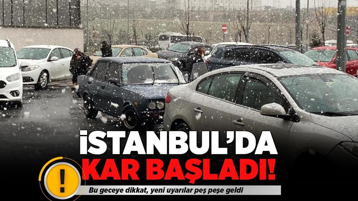 Son dakika… Meteoroloji’den yeni uyarı! İstanbul’da kar etkisini artıracak, bu geceye dikkat
