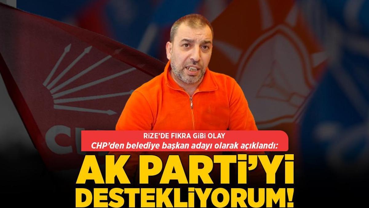 CHP’den belediye başkan adayı olarak açıklandı! ‘Ben AK Partiliyim’