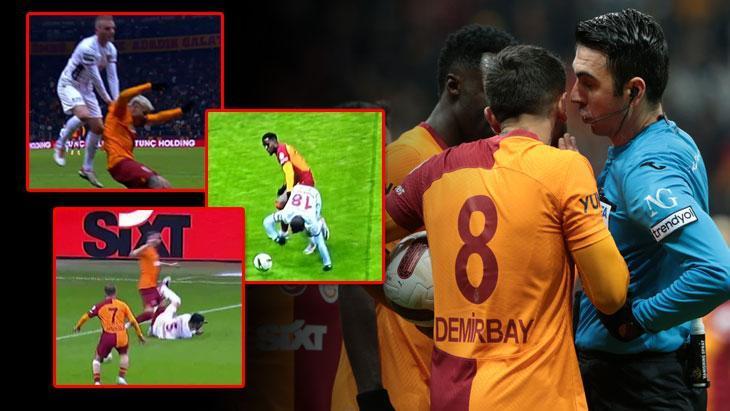 Galatasaray maçında tartışma yaratan pozisyon! Eski hakemler açıkladı: Penaltı verilmeliydi