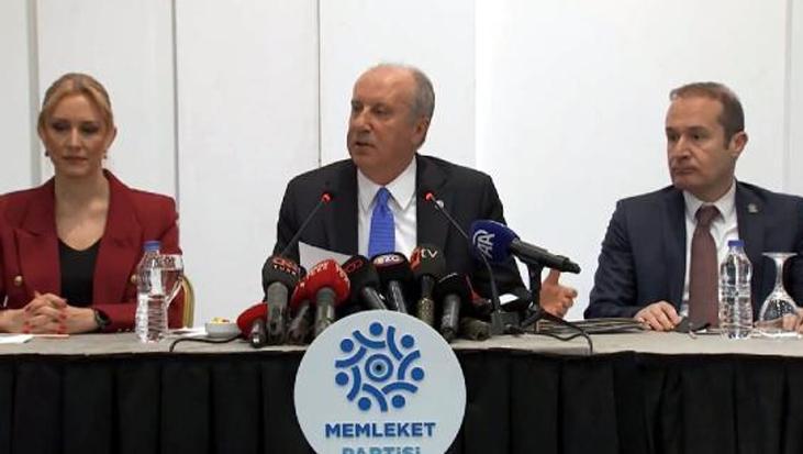 Muharrem İnce’den CHP’ye tepki: Adam bunu söylemeye utanır