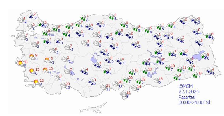 Meteoroloji gün verdi! Birçok ilde kar alarmı