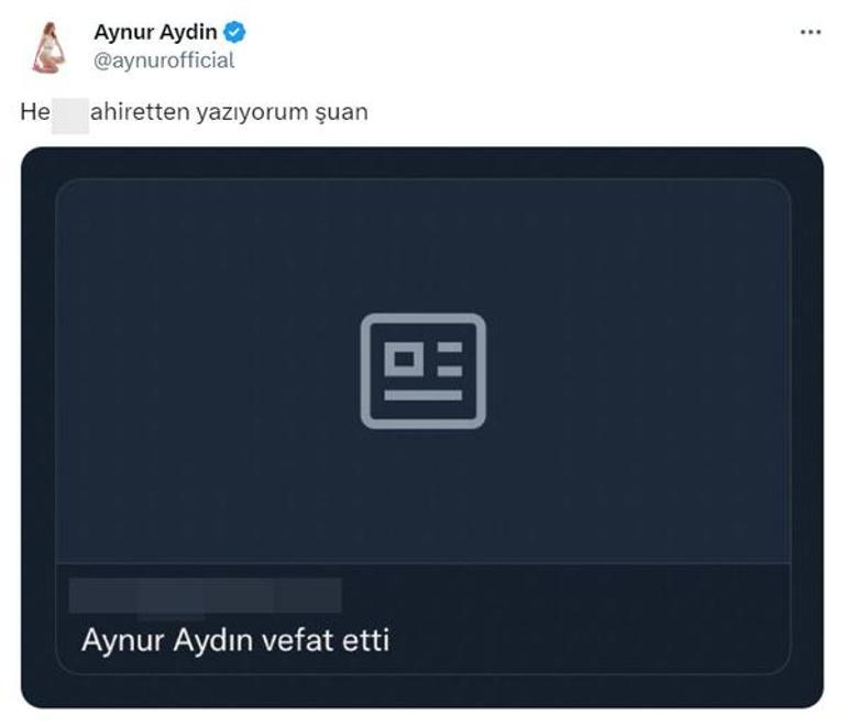 Hakkında çıkan 'öldü' haberini tiye aldı! 'Evet, ahiretten yazıyorum'