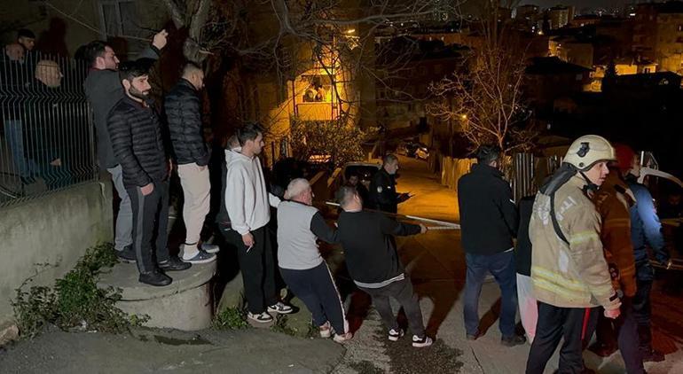 İnşaat alanına düşmekten teller sayesinde son anda kurtuldu