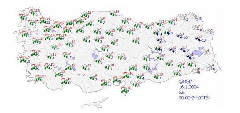 Meteoroloji yeni hava durumu tahmin raporunu yayımladı! Salı gününe dikkat