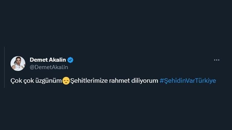 Şehit haberleri yürek dağladı! Ünlülerden Kuzey Irak'taki saldırı sonrası taziye mesajları