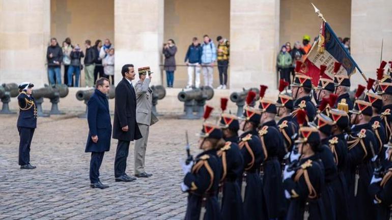 2013 yılından beri ilk! Katar Emiri Al Thani'den Fransa'ya resmi ziyaret