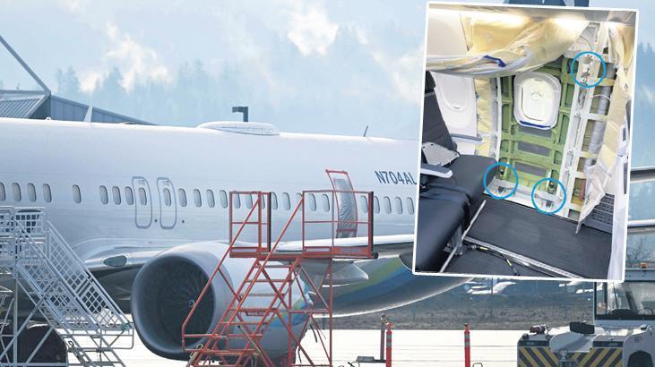 Patlayan kapı panelindeki cıvatalar hiç takılmamış!