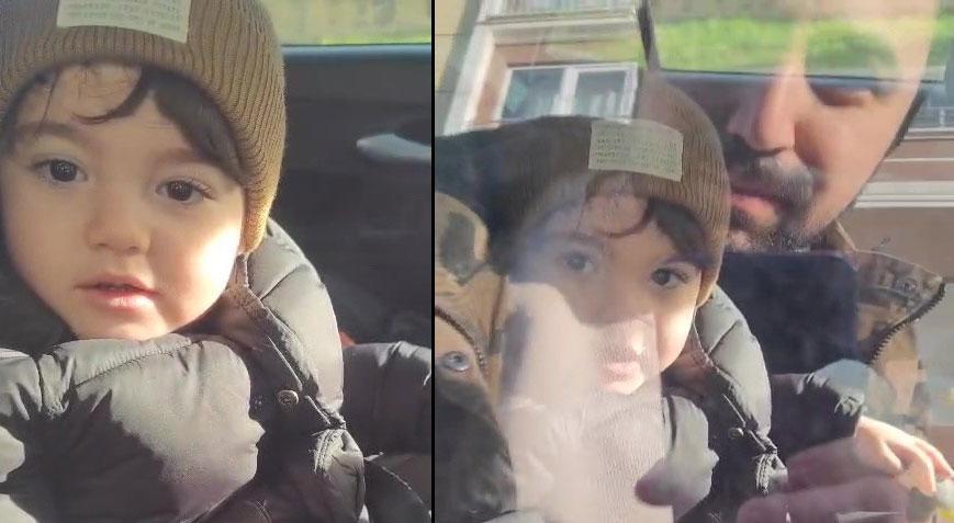 3 yaşındaki çocuk kendisini otomobile kilitledi