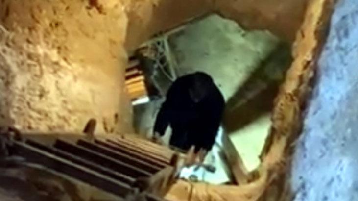 Ekipler harekete geçti! Asansör sistemi kurarak define aradılar