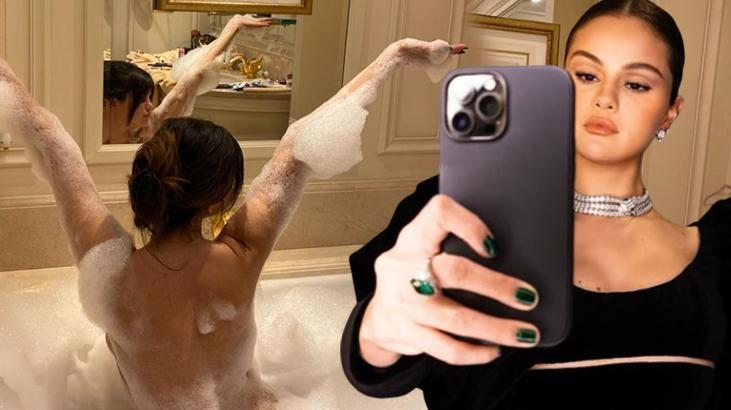 Selena Gomez’den iddialı fotoğraf! Köpük banyosu yaparken paylaştı
