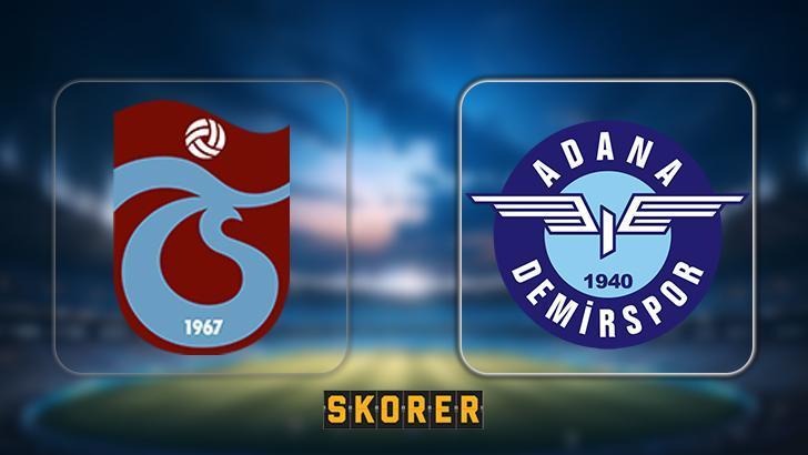 CANLI | Trabzonspor, Adana Demirspor karşısında! 3 puan savaşı
