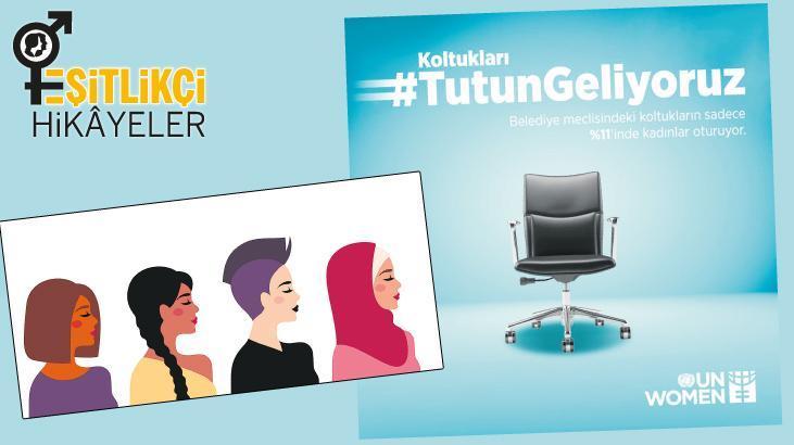 Eşit katılım için #tutungeliyoruz