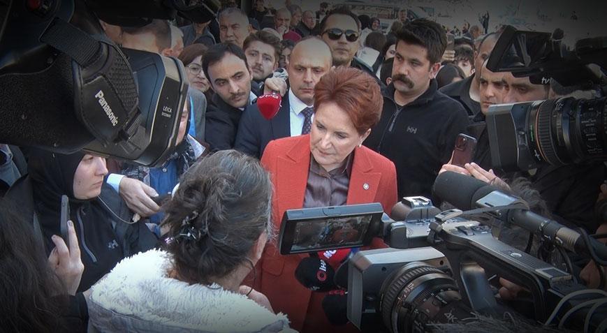 Akşener’in seçim gezisinde gerginlik! ‘Vermeyin kardeşim bize oy’