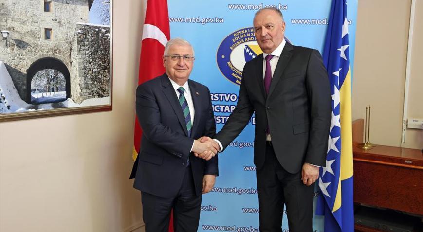 Bakan Güler Bosna Hersekli mevkidaşı Helez ile görüştü