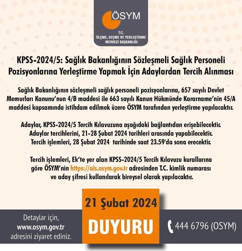 Son dakika: Sağlık Bakanlığı personel alımı başvuru tarihleri netleşti! İşte tercih kılavuzu