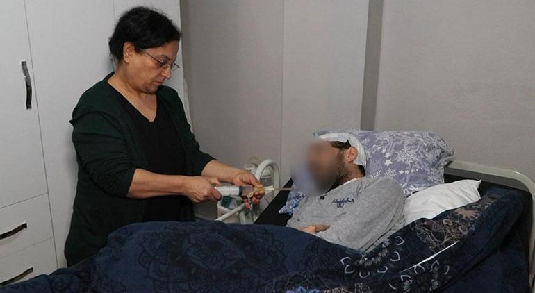 16 ay önce hayatı karardı! Bilinci kapalı hjalde yaşam mücadelesi veriyor