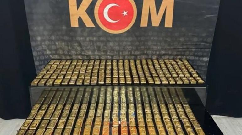 Kaçak külçe altın operasyonu! 450 milyon lira değeri var, 3 kişi yakalandı