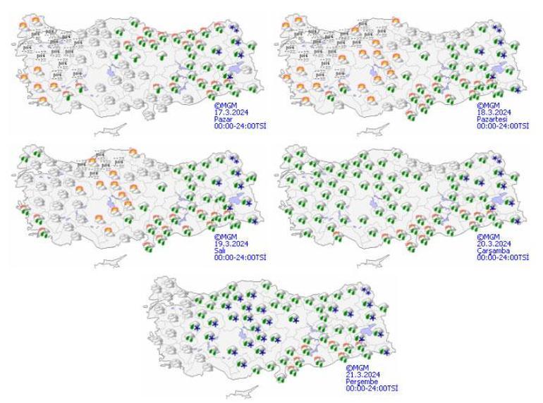 Son dakika... Meteoroloji gün verip tüm yurdu uyardı! Mart bitmeden kar geliyor