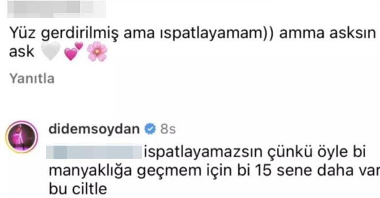 Didem Soydan'dan 'estetik' cevabı!