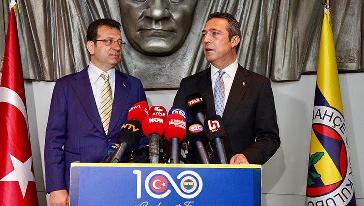 İmamoğlu’ndan Ali Koç’a ziyaret! ‘Spor, İstanbul için çok özel bir yerde’
