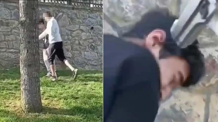 Maltepe’de akran zorbalığı kamerada!