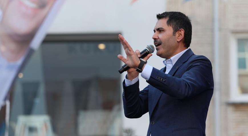 Murat Kurum: Senin işin boş laf, benim işim hizmet: Senin işin dedikodu, benim işim eser