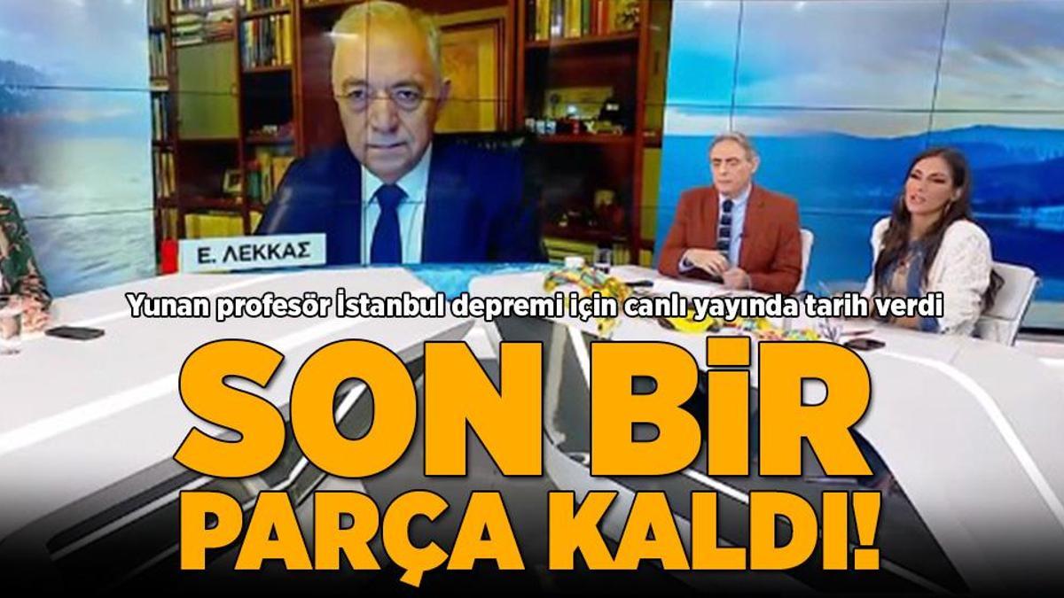 Yunan profesör İstanbul’da 7.8 büyüklüğünde deprem bekliyor: Son bir parça kaldı