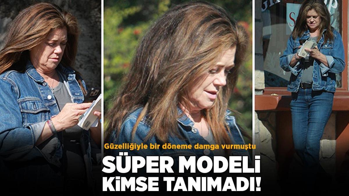 Bir döneme damga vuran süper modeli gittiği alışveriş merkezinde kimse tanımadı!