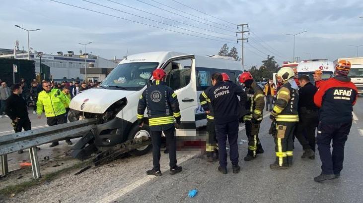 Kocaeli’de feci kaza: Bir kişinin bacağı koptu!