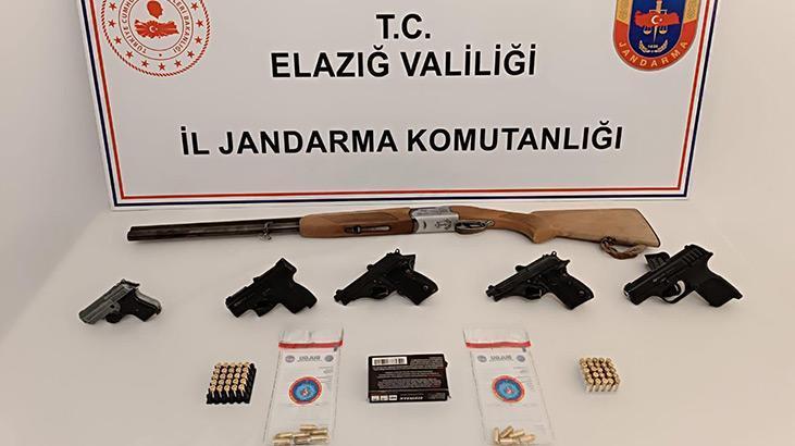 Elazığ’da ruhsatsız silah operasyonu