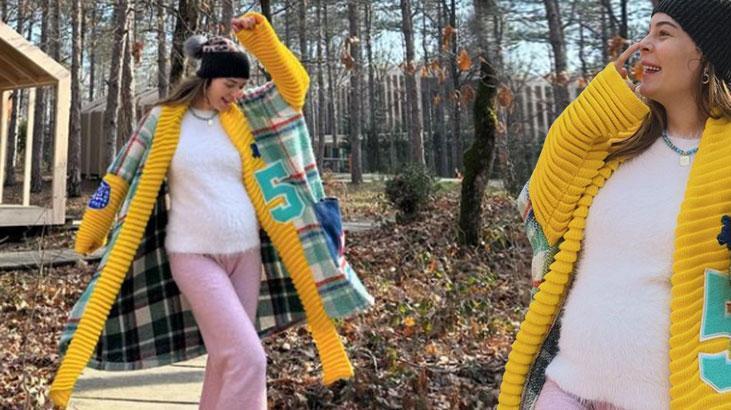 Yıldız Çağrı Atiksoy’un karnı burnunda! ‘Dünya güzeli’