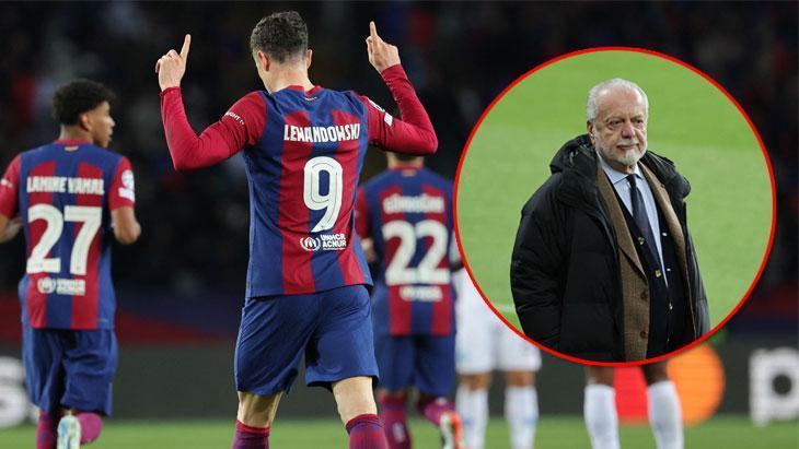 Barcelona, Şampiyonlar Ligi’nde çeyrek finalde! Napoli başkanının prim sözü işe yaramadı