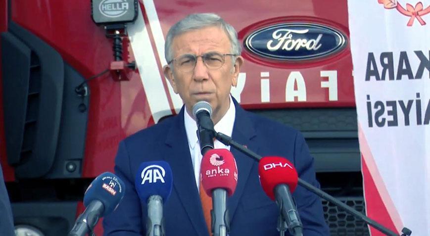 Ankara Büyükşehir Belediyesi Başkanı Yavaş: İtfaiye istasyon sayımızı 48’e çıkardık