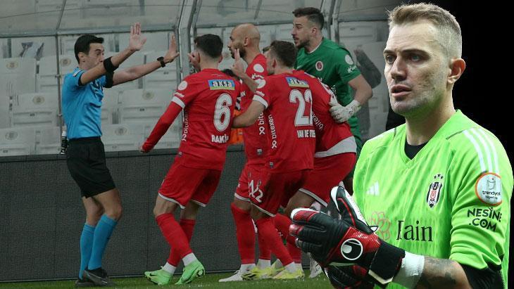 Mert Günok, Beşiktaş’a penaltı kazandırdı! Milot Rashica çift vuruş yaptı