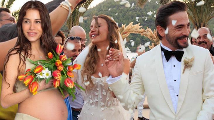 Ahmet Kural’ın eşi Çağla Gizem Şahin’den karnı burnunda pozlar