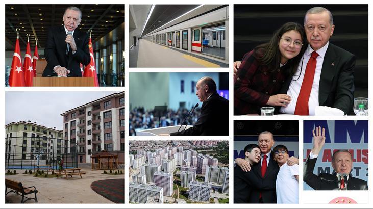 Cumhurbaşkanı Erdoğan paylaştı! ‘Durmadan çalışmaya devam’