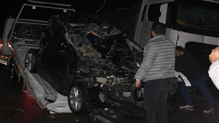 Nevşehir’de buzlanma sonucu zincirleme kaza meydana geldi