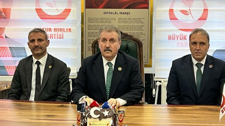 BBP Genel Başkanı Mustafa Destici: Cumhur İttifakı adaylarını destekleyin