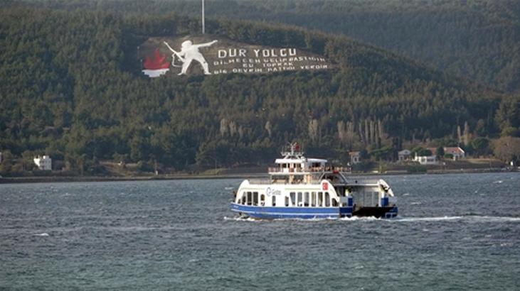 Çanakkale’de fırtına etkili oldu! Bozcaada feribot seferleri iptal