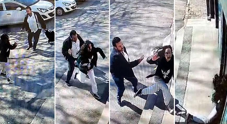 Kız çocuğunun sırtına vurup yere düşürdü! ‘Benim önümden kimse geçemez’