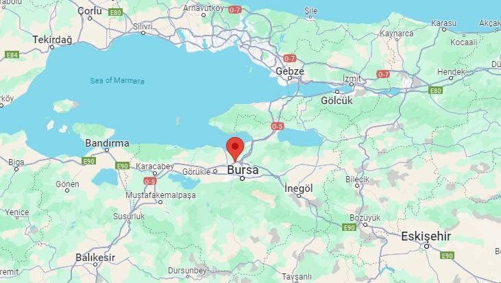 Son dakika: Bursa’da 3.5 büyüklüğünde deprem