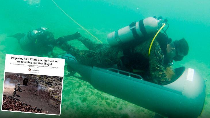 Deniz piyadelerine savaş emri! Washington Post fotoğraflarla duyurdu: Büyük savaş öncesi akılalmaz plan