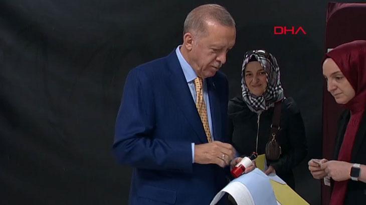 Cumhurbaşkanı Erdoğan oyunu kullandı