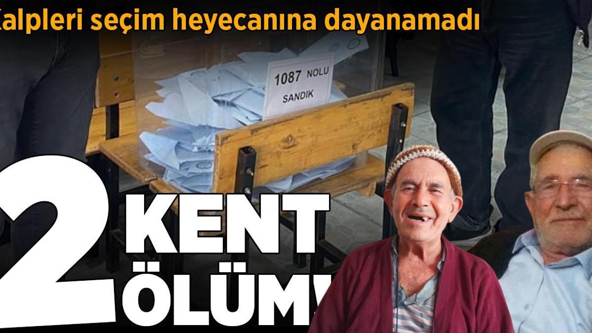 Sandık başında 2 acı ölüm! Oyunu kullandı can verdi