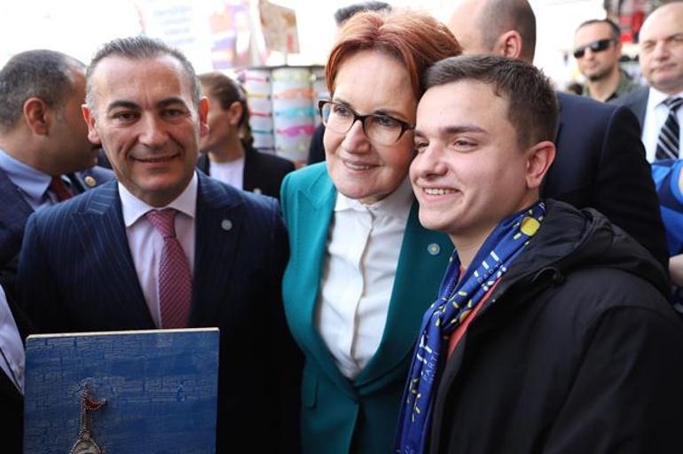 Akşener ve esnaf arasında ilginç diyalog: Pek sizle ilgili bir oy yok