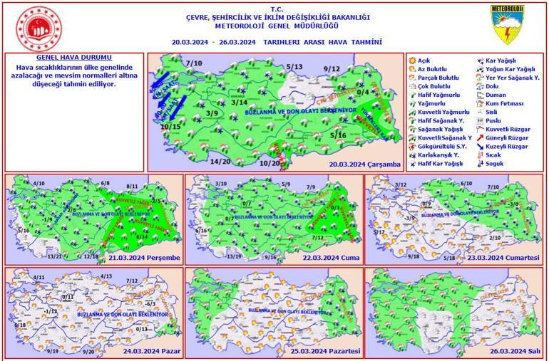 Son dakika... Meteoroloji yeni haritayı paylaştı! İşte il il kar ve yağmur beklenen yerler...