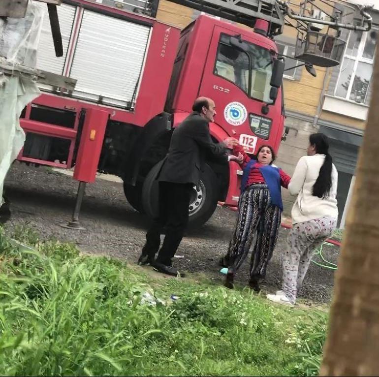 Kahreden fotoğraf! İki kardeş alevlerin arasında kaldı