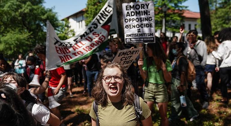 ABD’de üniversitelerde Gazze’ye destek protestoları yayılıyor! 400'den fazla gözaltı var